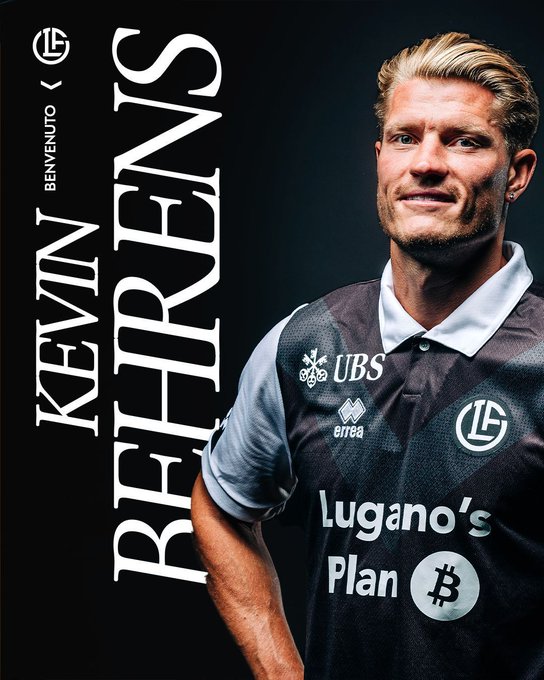 官方：前沃尔夫斯堡前锋贝伦斯加盟卢加诺，双方签约两年